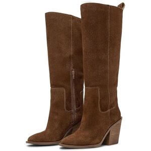 Steve Madden Swway Brown Suede Women's Boots